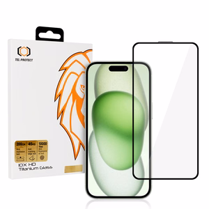 Karastatud klaas Tel Protect 10X HD Titanium jaoks Iphone 15