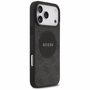 Guess 4G Circle Classic Logo MagSafe ümbris jaoks iPhone 17 Pro Max - must