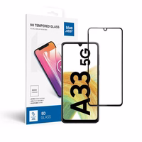 Karastatud klaas to Samsung Galaxy A33 5G (full glue / Ümbris friendly) sinine Star 5D must