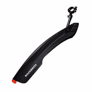 Rockbros DNB8001 porilaud punase LED-tulega - must
