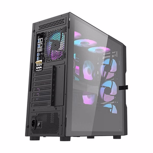Darkflash DK431 Mesh computer ümbris (must) + 4 ARGB fans