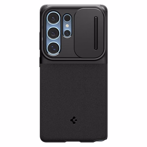 Spigen Optik Armor Ümbris jaoks Samsung Galaxy S25 Ultra - must