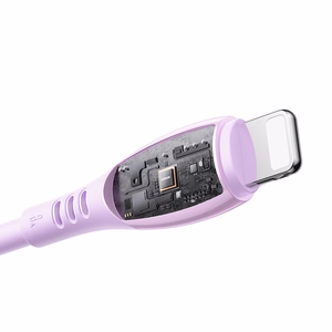 Joyroom S-A59 Vibrant Series 3A USB-A - Lightning kaabel 1.2m - lilla