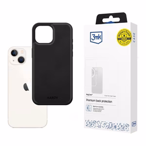 3mk Hardy Apple Silky Leather MagCase jaoks Apple iPhone 13 - Must