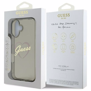 Guess IML Heart iPhone 16 Ümbris - must