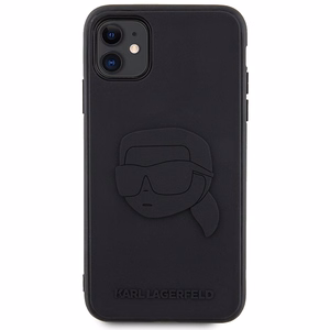 Karl Lagerfeld KLHCN613DRKNK iPhone 11 / Xr 6.1" must/must hardcase Rubber Karl Head 3D