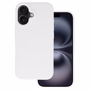 Tel Protect Silicone Premium jaoks Iphone 16 valge