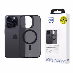 3mk Smoke MagCase with MagSafe jaoks iPhone 15 Pro Max - poolläbipaistev