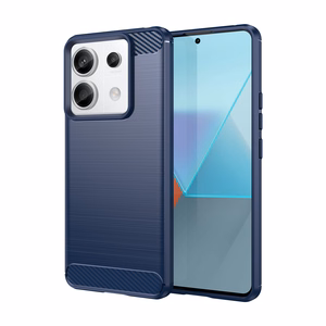Carbon Ümbris jaoks Xiaomi Redmi Note 13 Pro - sinine