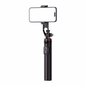 Selfipulk WC1Y2S 1.3m alumiiniumisulamist teleskoopstatiiv telefonihoidikuga - must