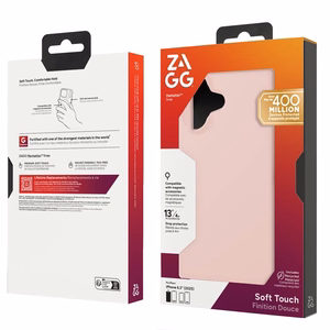 ZAGG Manhattan Snap MagSafe Ümbris jaoks iPhone 17 - Roosa