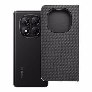 Флип-чехол для Xiaomi Redmi NOTE 14 PRO 5G / 14 PRO PLUS 5G Luna Book Carbon чёрный
