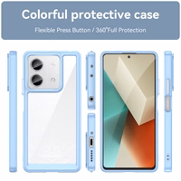 Outer Space Ümbris with gel frame jaoks Xiaomi Redmi Note 13 Pro - sinine