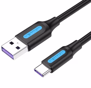 Vention USB-C – USB2.0 kaabel 1m PVC must CORBF