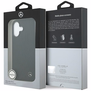 Mercedes Leather Large Laurel Leave MagSafe Ümbris jaoks iPhone 17 - Must