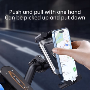 Blavec Uchwyt Rowerowy BV-02 Velo to handlebar (BV02-HSB) silver-must