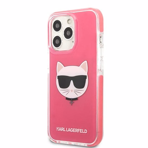 KARL LAGERFELD KLHCP13XTPECPI IPHONE 13 PRO MAX 6.7 "ÜMBRIS FUCHSIA/FUSCHIA CHOUPETTE HEAD