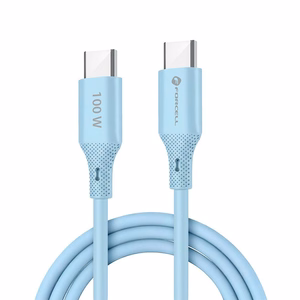 Kaabel USB A to Micro USB Forcell F-Energy QC3.0 2,4A 18W Silikoon 1 m C341 sinine