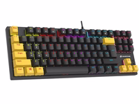 Tracer HORNET 87 keyboard Mouse included Gaming USB QWERTY English must, kollane