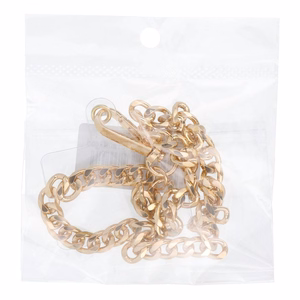 CHAIN #41 Phone lanyard, Phone pendant / cord length 40cm (20cm in the loop) / on wrist - kuldne