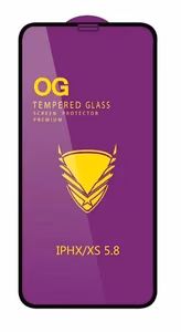 Karastatud klaas 11D Full Glue Apple iPhone XR/11 bulk