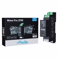 Shelly Qubino Pro 2PM DIN rail Relay, 2-channel, Z-Wave (Power measurement)