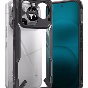 Ringke Fusion X ümbris Nothing Phone 4A Pro jaoks - läbipaistev ja must