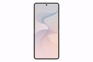 Samsung Galaxy Z Flip8 silikoonist magnetümbris rõngaga, kreemikas