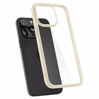 Spigen Crystal Hybrid Ümbris jaoks iPhone 15 Pro Max - Clear Beige