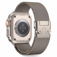 Tech-Protect Milano strap jaoks Apple Watch 6 / 7 / 8 / 9 / 10 / SE / Ultra 1 / 2 (44 / 45 / 46 / 49 MM) - titanium