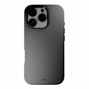 Силиконовый чехол Puro Icon Mag Pro MagSafe для iPhone 16 Pro - тёмно-серый