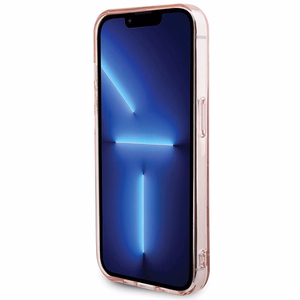 Karl Lagerfeld Monogram Choupette ümbris iPhone 15 Pro, roosa