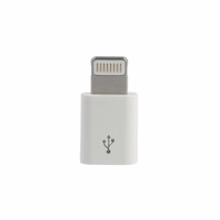 Laadija adapter - Micro USB to Lightning - valge