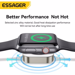 Беспроводное зарядное устройство Essager "Bay Portable L" белый (для Apple Watch)