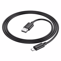 Kaabel USB A to Micro USB Hoco 2,4A 1 m X88 must