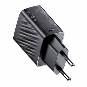 Acefast A98 Network Laadija GaN USB-A / USB-C PD 30W - must