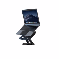 Devia folding holder stand EL238 jaoks laptop tablet rotating 360 aluminum must