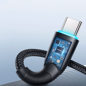 Joyroom Starry Series SA32-CC3 USB-C / USB-C kaabel 60W 1m - must