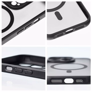 Ümbris iPhone 16e (SE 4 2025) / 17e jaoks, Full Matte Mag Cover, ühildub MagSafe'iga, must