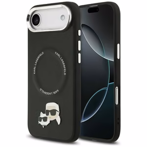 KARL LAGERFELD ümbris jaoks IPHONE 17 Air compatible with MagSafe KLHMP17MPSMLRKCK (PU K&C PINS) must