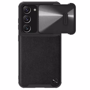 Nillkin CamShield Leather S Ümbris jaoks Samsung Galaxy S23+ cover with camera cover must
