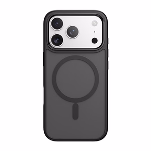 Rock Guard Touch Matte Series Magnetic Ümbris jaoks Iphone 17 Pro must (metal lens frame)