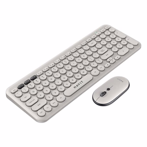 Havit KB254GCM juhtmevaba 2-in-1 mängu komplekt klaviatuur + hiir (hall) (QWERTY)