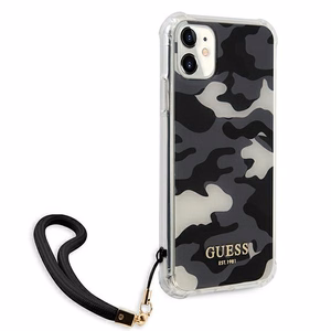 Guess GUHCN61KSARBK iPhone 11 6.1" / Xr black/black hardcase Camo Collection