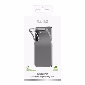 Silicone Ümbris Puro 03 Nude jaoks Samsung Galaxy S25 - läbipaistev