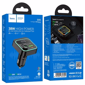 FM-модулятор Hoco E85 PD20W+QC3.0