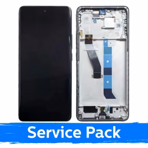 LCD Display Compatible With Xiaomi Redmi Note 15 5G with Frame / Mist Purple / (Service Pack)