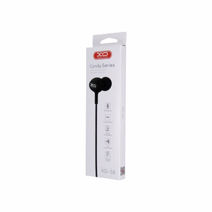 XO juhtmega kõrvaklapid S6 jack 3,5mm, mustad