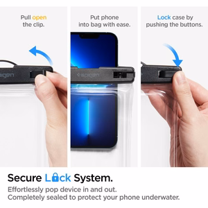 Spigen Aqua Shield A610 ümbris veekindel vee peal ujuv - läbipaistev