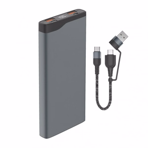 Akupank VoltHub Pro 10000mAh 22.5W kiirlaadimisel, PD gunmetal *Select Edition*